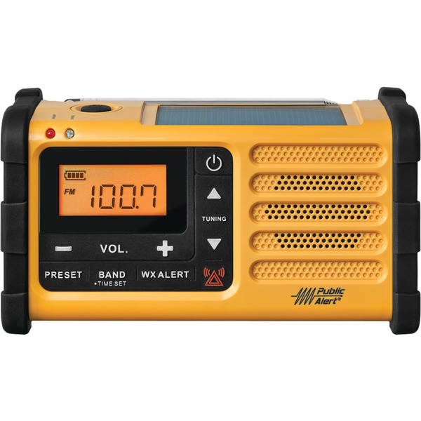 Sangean AM/FM Weather Crank Radio with USB MMR-88